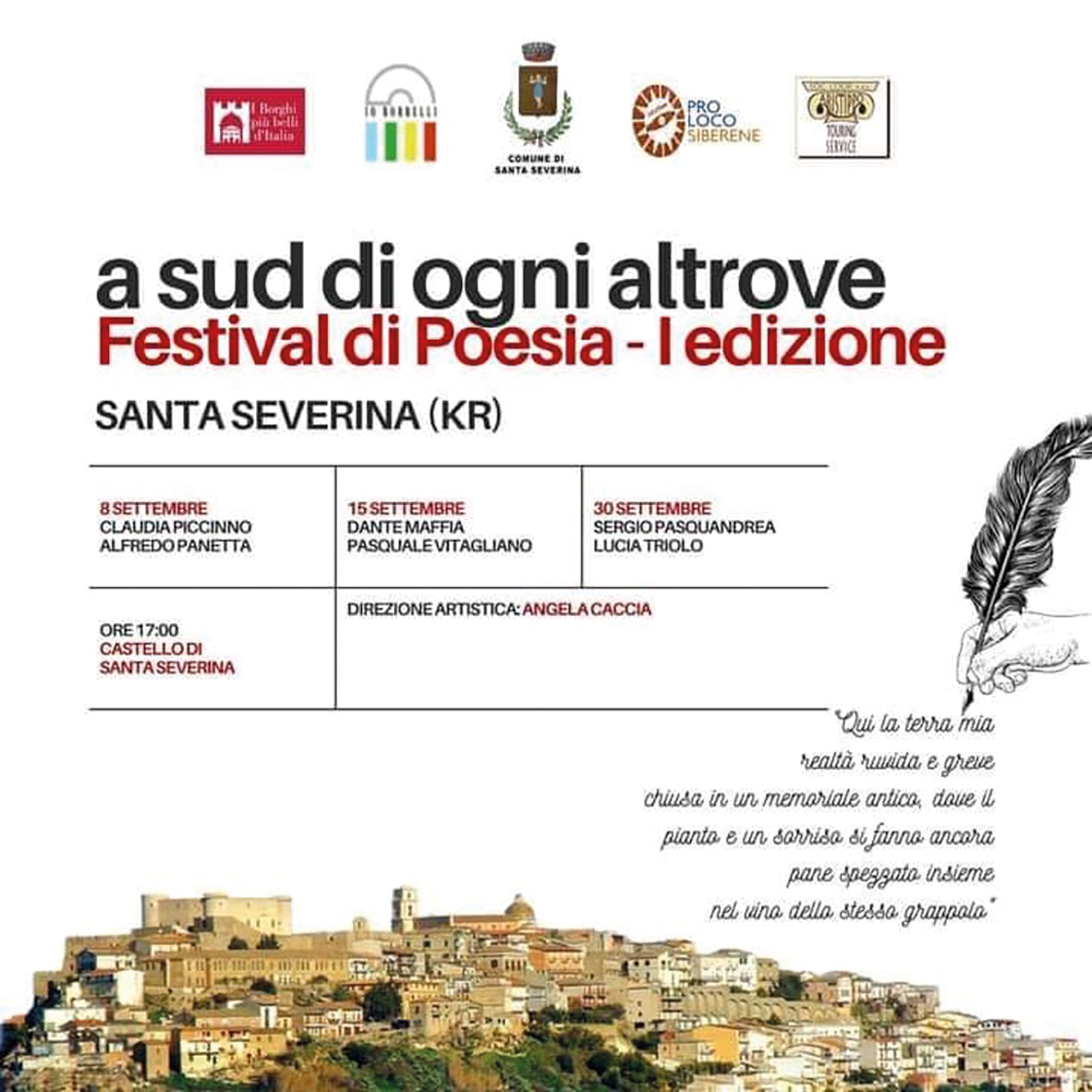 Imminente in Calabria il festival di poesia A sud di ogni altrove